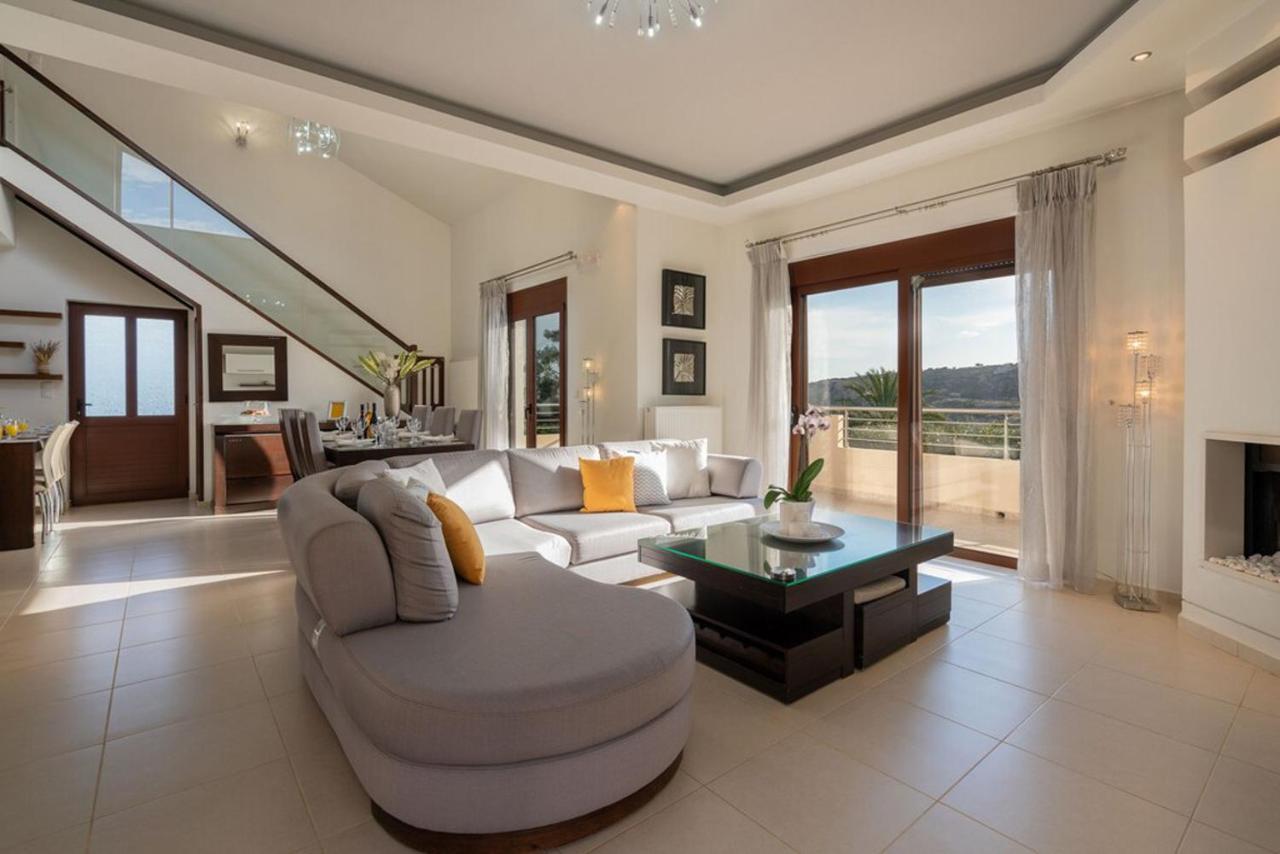 Villa Ellovos With Private Pool ريثيمنو المظهر الخارجي الصورة
