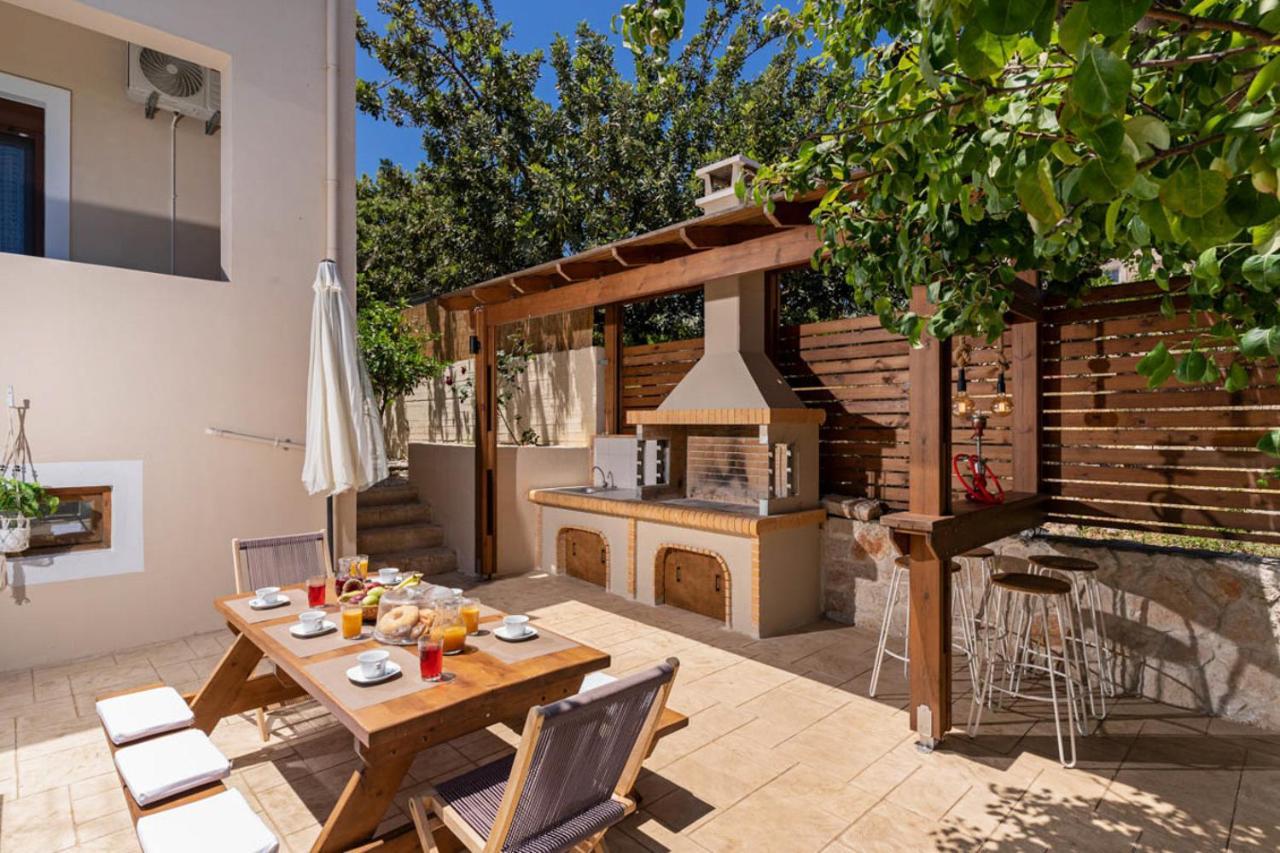 Villa Ellovos With Private Pool ريثيمنو المظهر الخارجي الصورة