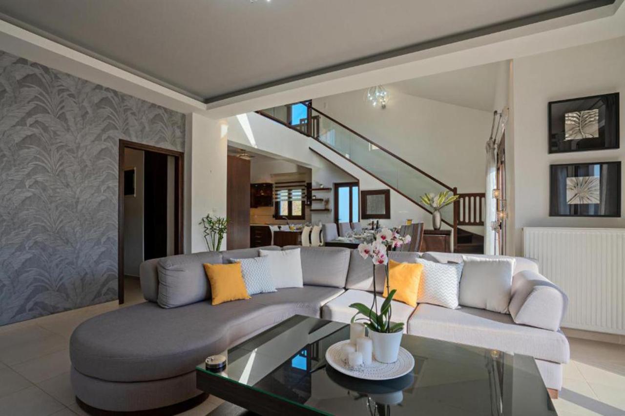 Villa Ellovos With Private Pool ريثيمنو المظهر الخارجي الصورة