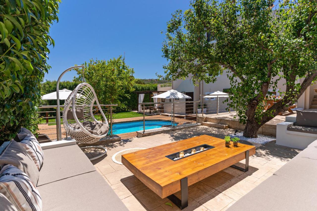 Villa Ellovos With Private Pool ريثيمنو المظهر الخارجي الصورة